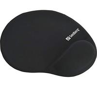Sandberg Gel Mousepad - Alfombrilla de Gel para ratón con Apoyo de Silicona para la muñeca, Negro