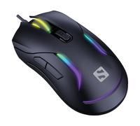 Sandberg lightflow 6d gamer mouse ratón ambidextro usb tipo a 3600 dp