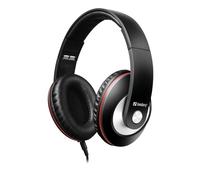 Sandberg Play'n Go - Auriculares de diadema cerrados (con micrófono, control remoto integrado, 3.5 mm), negro