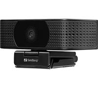 Sandberg Pro Elite 4K Uhd cámara Web con micrófono estéreo Reductor de Ruido USB-A/USB-C