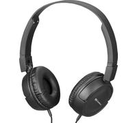 Sandberg Saver MiniJack HeadPhoneTravel Cuffie Cablato A Padiglione Viaggiare Nero