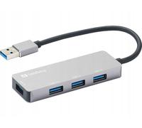 Sandberg USB-A Hub 1xUSB3.0+3x2.0 Saver USB-A Hub 1xUSB3.0+3x2.0, 333-67 (USB-A Hub 1xUSB3.0+3x2.0 Saver, USB 3.2 Gen 1 (3.1 Gen 1) Type-A, USB 2.0, USB 3.2 Gen 1 (3.1 Gen 1))