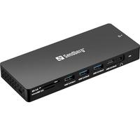 Sandberg USB-C 13 en 1 DockingStation Pro, Negro, 136-61 (USB-C 13 en 1 DockingStation Pro)
