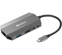Sandberg usb-c 6-in1 travel dock