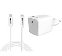 Sandberg - Usb-C Ac Charger 20W +Lightning 1M NUEVO