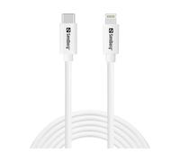 Sandberg usb-c pd to lightning mfi, 2m blanco
