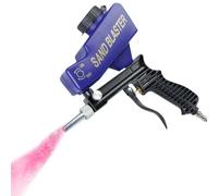 Sandblasting Machine Kit - Aparato de Limpieza Abrasión Neumática, Dispositivo de explosión manual compacto, Equipo de eliminación de óxido controlado, herramienta ligera para refinamiento detallado |