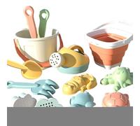 Sandbox Juguetes para niños pequeños - Juego creativo de con forma de pala | Juego de juguetes para actividades al aire libre Beach Building Activity para niños y niñas, piscina de agua, patio