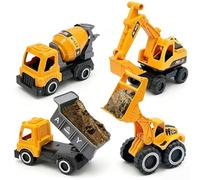 Sandbox Toy Trucks - Learning Small Beach Educational Vehicles, Construction Car Set, Outdoor Sand Play Games | Kit de herramientas de ingeniería creativa, kit de modelos de camping para niños y niñas