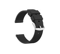 SANDEIN Correa de reloj de silicona de liberación rápida de goma suave de repuesto para hombres y mujeres, se adapta a lengüetas de reloj de 18 mm, 20 mm y 22 mm (elige el tamaño adecuado)