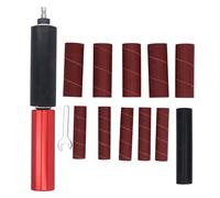 Sander adaptador de huso lijador de taladro lijador de tambor fácil de instalar kit de tambor de lijado de taladro para madera pulido de piedra de vidrio de plástico con video con