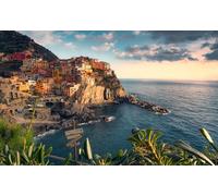 Sanders & Sanders fotomural Cinque Terre verde, beige y azul 450 x 280 cm