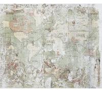 Sanders & Sanders fotomural Imperio Británico verde y rojo 300 x 250 cm