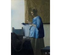 Sanders & Sanders fotomural Mujer Leyendo una Carta de Johannes Vermeer azul 200 x 279 cm