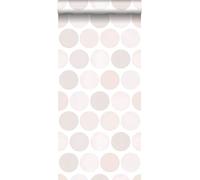 Sanders & Sanders papel pintado puntos lunares beige 53 cm x 10.05 m