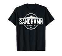 Sandhamn Suecia Diseño de viajes de ciudad costera Camiseta