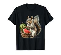 Sandía Ardilla Sandía Diseño Fruta Amante Ardilla Camiseta