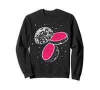 Sandía Luna Espacio Arte Surrealista Divertido Sudadera