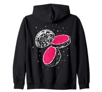 Sandía Luna Espacio Arte Surrealista Divertido Sudadera con Capucha