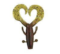 Sandía Vaquera de 9,5 cm, Color Negro con Escamas Rojas/Rojo sandía Lite con Negro FLK Lam (Paquete de 7)