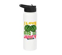 Sandías I Love Big Juicy Melons I Vegan Garden Nature Stainless Steel Insulated Water Bottle