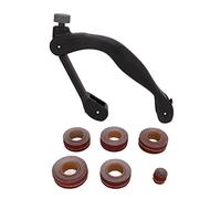 Sanding Belt Holder - Lijadora de mano ajustable para madera, metal y automoción, herramienta de pulido ABS con 6 rollos de papel de arena (150-600 granos)