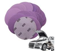 Sanding Disc - 2.95x2.95x0.04 in Aluminum Oxide Sand Paper | 60pieces Wet and Dry Sandpaper Set | 800 Grit Polishing Sandpaper Discs for Automotive Metal Wood Woodworking Projects