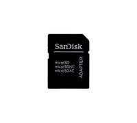 Sandisk 1-SKmicroTOSDADPT-fba Adaptador para tarjetas flash - Adaptador para tarjetas de memoria (1 pieza(s))