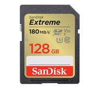 SanDisk 128GB Extreme, Tarjeta de memoria, SDHC, hasta 180 MB/s + RescuePro Delu
