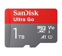 SanDisk 1TB Ultra Go Tarjeta Micro SDXC + Adaptador SD, para Smartphones y tabletas Android, hasta 150 MB/s, Video Full HDD, V10, El Rendimiento A1, UHS-I, Class 10, U1, para Amazon