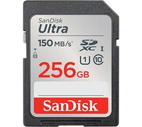 SanDisk 256 GB Ultra SDXC Tarjeta, con hasta 150 MB/s, rendimiento de apps A1, UHS-1, Clase 10, U1