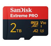 SanDisk 2TB Extreme Pro Tarjeta Micro SDXC + Adaptador SD (para Cámaras de acción, Drones, Smartphones, Velocidad hasta 250 MB/s, 5K, 4K UHD) El Rendimiento A2, RescuePRO Deluxe, UHS-I, U3, V30