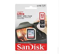 Sandisk 32GB SDHC UHS-I 32GB SDHC UHS-I Clase 10 Memoria Flash - Tarjeta de Memoria (32 GB, SDHC, Clase 10, UHS-I, 80 MB/s, Negro, Rojo, Plata)