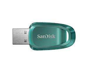 SanDisk 512 GB Ultra Eco Memoria flash USB 3.2 con velocidades de lectura de hasta 100 MB/s. Una unidad flash USB fabricada con más del 70% de plástico reciclado.