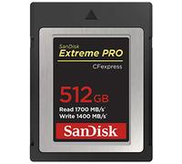 SanDisk 512GB Extreme PRO tarjeta CFexpress Type B Grabación de vídeo RAW 4K + RescuePro Deluxe hasta 1700 MB/s