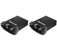 SanDisk 64GB Ultra Fit Unidad Flash, USB 3.2, con velocidades de Transferencia hasta 300 MB/s (Paquete de 2)