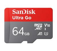 SanDisk 64GB Ultra Go Tarjeta Micro SDXC + Adaptador SD, para Smartphones y tabletas Android, hasta 150 MB/s, Video Full HDD, V10, El Rendimiento A1, UHS-I, Class 10, U1, para Amazon