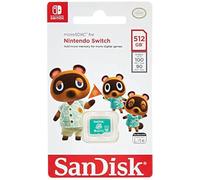 SanDisk - Carte mémoire microSDXC UHS-I 512 Go Edition Animal Crossing Leaf para Nintendo Switch, Switch Lite et Switch