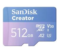 SanDisk Creator 512 GB MicroSDXC UHS-I Clase 10