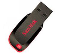 Unidad Flash USB Cruzer Blade 16GB (Negro) - SANDISK