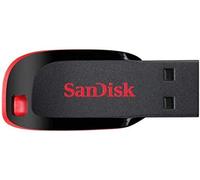 Sandisk cruzer blade unidad flash usb 64 gb usb tipo a 2.0 negro, rojo
