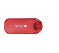SanDisk Cruzer Snap Memoria Flash USB de 32 GB - Pack de 2, Azul/Rojo