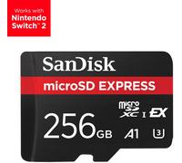 SanDisk microSD Express, 256 GB Tarjeta Micro SD, Velocidad de Lectura/Escritura hasta 880/480 MB/s, Velocidades de Lectura hasta 4,4 Veces Superiores a Las de Nuestras Tarjetas microSD, Class 10, U3