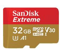 SanDisk extrema, microSDHC, Clase 10, UHS-I, U3, A1, V30, 100 MB/s + adaptador 32 GB móvil