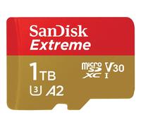 EXTREME MICROSDXC 1TB+SD ADAPATER 190MB/S 130MB/S A2 C 10 SDSQXAV-1T00-GN6MA