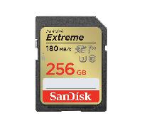 SanDisk SDXC Extreme 256GB 180mb /s V30