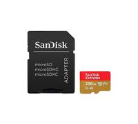 SanDisk Extreme 256GB - Tarjeta MicroSD + Adaptador