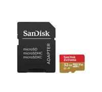 SanDisk Extreme 32 GB MicroSD Card For Mobile Gaming, with A1 App Performance, Supports AAA/3D/VR Game Graphics and 4K UHD Video, 100MB/s Read Class 10, UHS-I, U3, V30