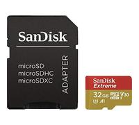 Tarjeta MicroSDHC 32 GB - Sandisk Extreme, 32GB, Clase 10, 100 MB/s, Rojo