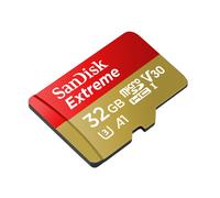 Tarjeta MicroSDHC 32 GB - Sandisk Extreme, 32GB, Clase 10, 100 MB/s, Rojo